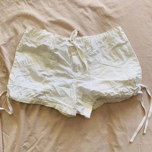 White cargo shorts women's